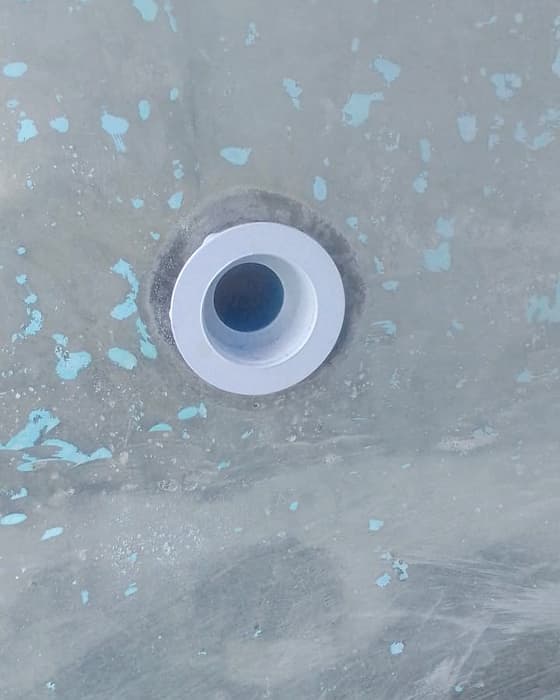 Fibreglass relining work, a fibreglass relining job
