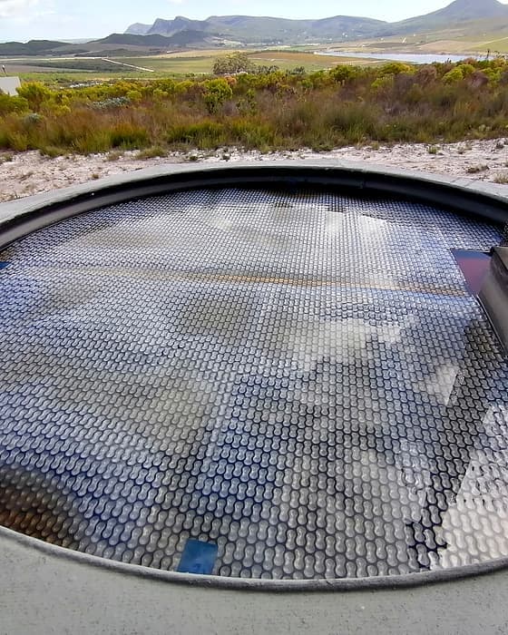 A pool cover in use in the Overberg